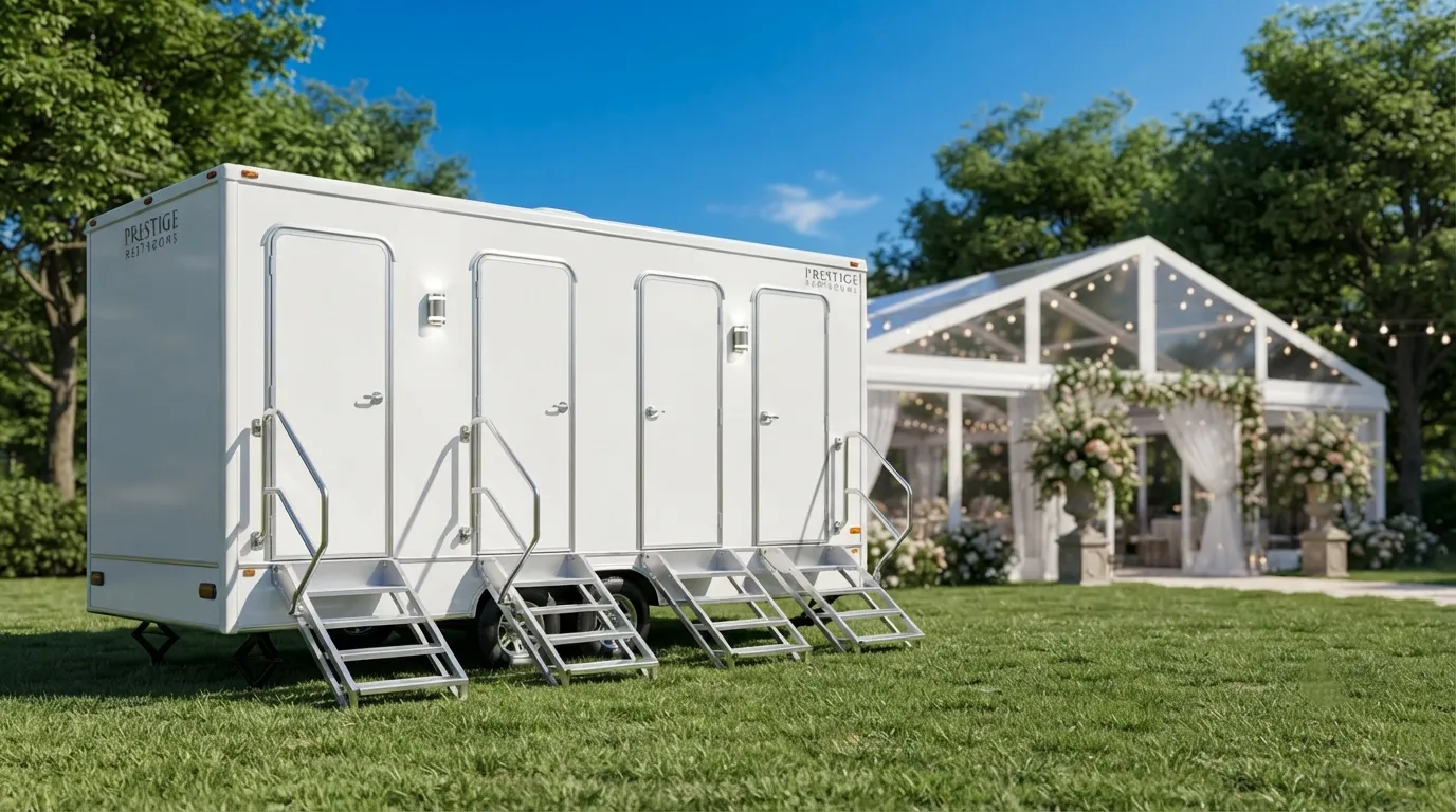 4 Stall Restroom Trailer in Macon, GA