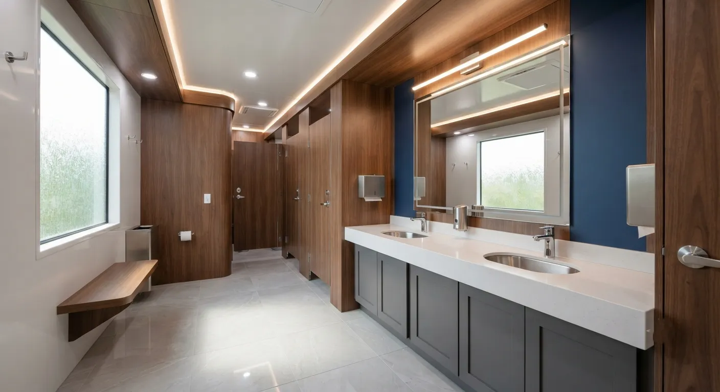 Luxury Restroom Trailer in Macon, GA