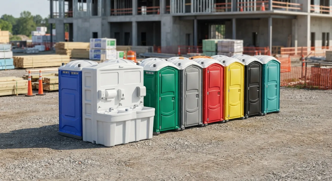Porta potty in winter